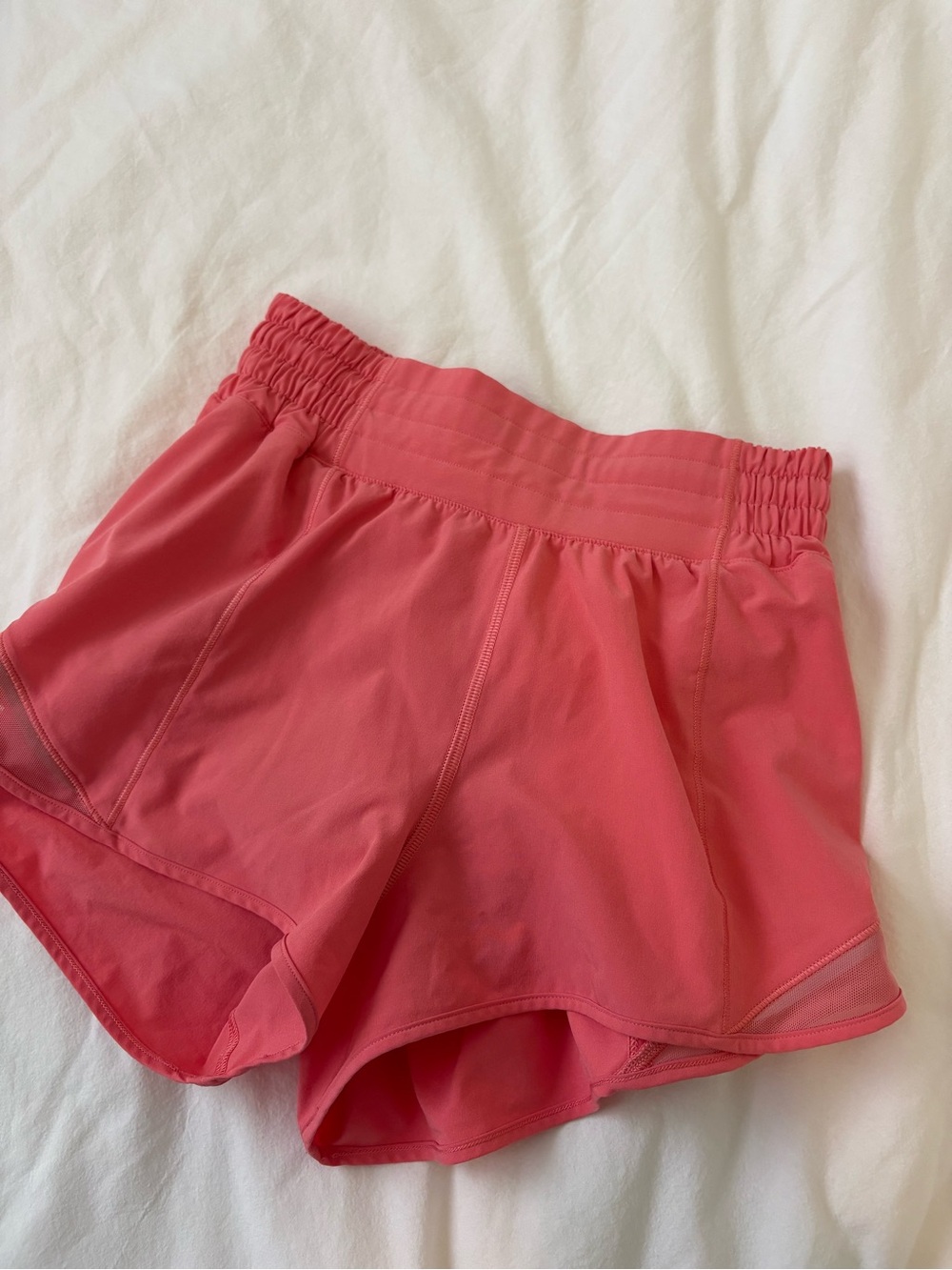 lululemon athletica Coral Pink Athletic Shorts